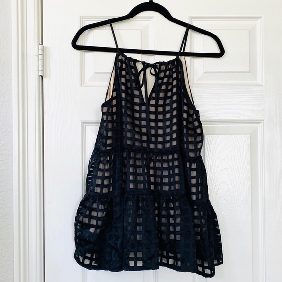 Anthropologie HD In Paris Black Velvet Cami - Picture 6 of 13